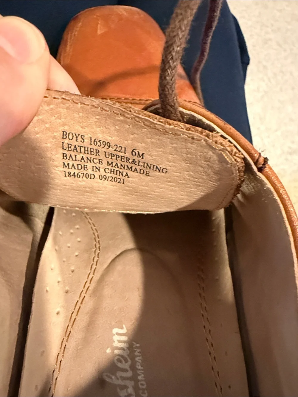 Florsheim Brown Leather Lace-Up Oxfords